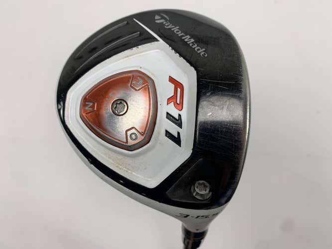 TaylorMade R11 3 Fairway Wood 15.5* Fujikura Blur 70g Stiff Graphite Mens RH