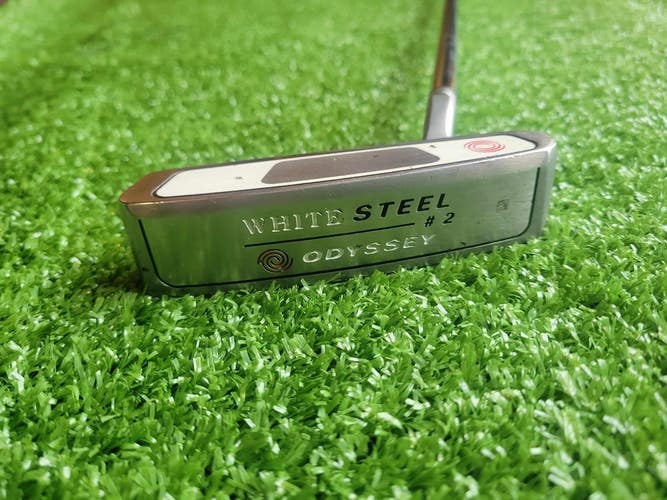 ODYSSEY White Steel #2 Blade Putter RH Steel 33" Superstroke 3.0