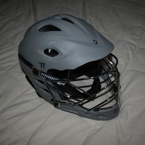 Warrior TII Lacrosse Helmet, Gray, OSFM - Great Condition!
