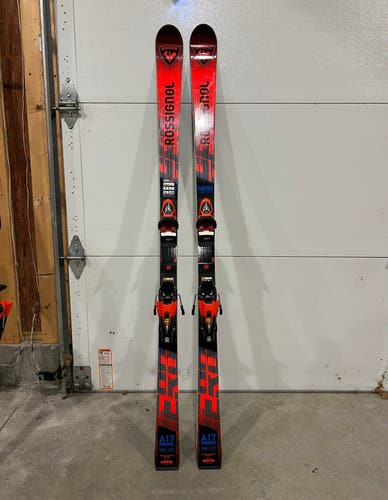 2025 Rossignol Hero Athlete GS Pro 158cm Junior race skis w/ Look SPX 11 (Used)