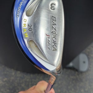Used Tour Edge BAZOOKA JMAX 3 IRON WOOD Mens Hybrid Club RH 3 Hybrid 11497-S000153968