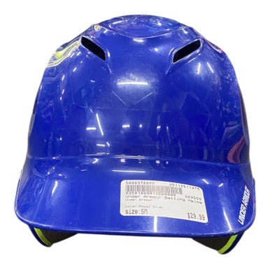 Used Under Armour Batting Helmet No Mask Royal Blue SM 11375-S000370085