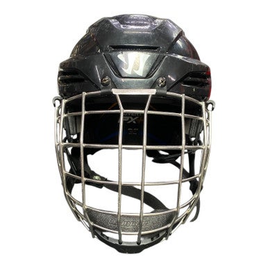 Used Warrior PX+ Helmet Cage Combo Black SM 11375-S000370070