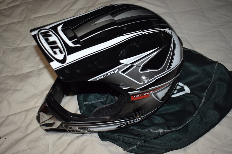 hjc cl x4 helmet visor Shield For HJ-07 CL-14, FG-14, CL-MAX Dark Smoke Shield : Automotive HJC CL X4 Large Helmet