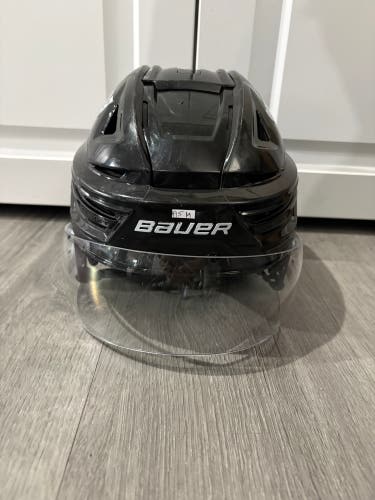 Medium Bauer Re-Akt 150 Black Pro Stock Helmet (Used)