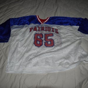 Patriots White/Blue Jersey, XXL
