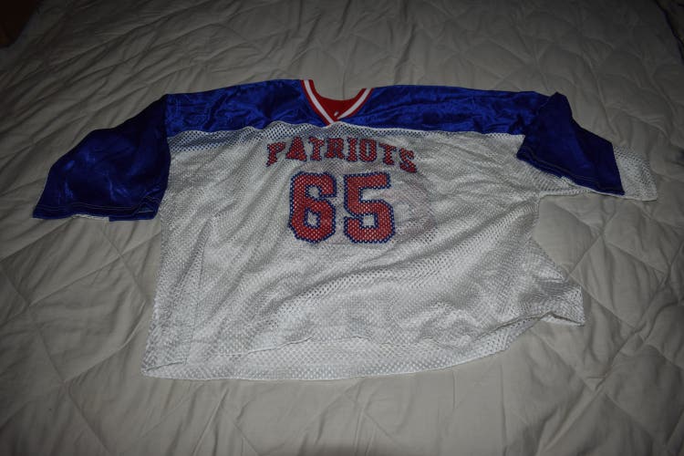 Patriots White/Blue Jersey, XXL
