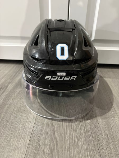 Utah Hockey Club #0 Medium Bauer Re-Akt 150 Black Pro Stock Helmet (Used)