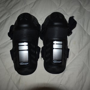 Thor Motocross Elbow Protection, Black/Silver, Adult - Great Condition!