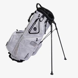 NEW 2025 Bridgestone Gambler Lightweight Artic Camo 4-Way Stand/Carry Bag