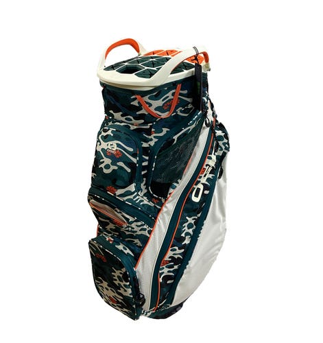 NEW 2025 Ogio Silencer 15-Way Wave Camo Cart Golf Bag