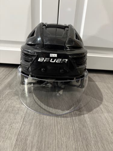 Black Medium Bauer Re-Akt 85 Helmet Pro Stock (Used)