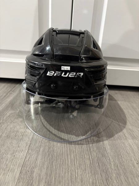 Black Medium Bauer Re-Akt 85 Helmet Pro Stock (Used)