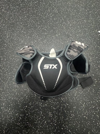 Used STX STALLION 75 Lacrosse Shoulder Pads Black SM 11849-S000033901