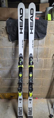 HEAD 176 cm Racing World Cup Rebels i.SG RD Skis Max Din 14 (Used)
