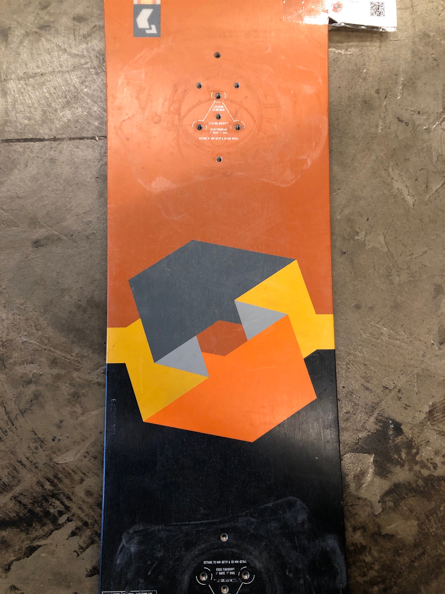 Burton バートン 2002 CLASH 153cm スノーボード 板のみ - Burton 0 La