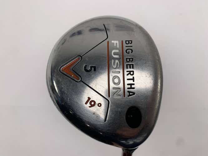 Callaway Big Bertha Fusion 5 Fairway Wood 19* Aldila NVS 55g Stiff Mens RH