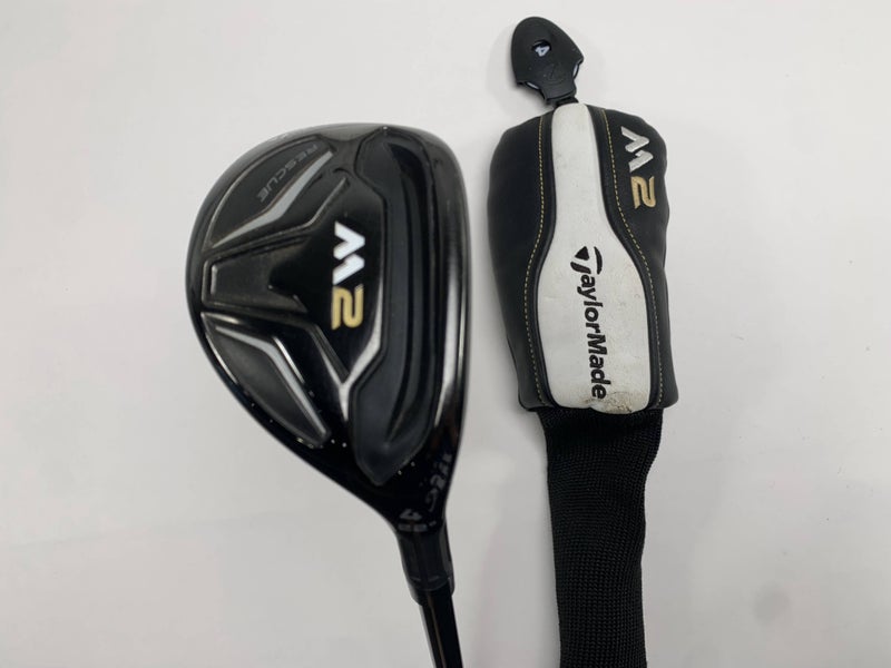 TaylorMade M2 4 Hybrid 22* REAX 75g Stiff Graphite Mens RH HC
