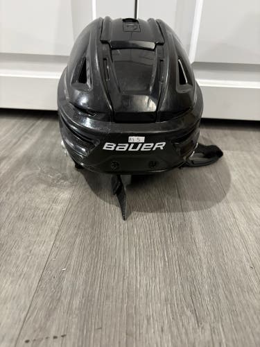 Small Bauer Re-Akt 150 Black Pro Stock Helmet (Used)