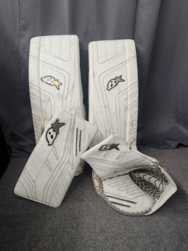 Brian's GNetik X5 Goalie Glove and Blocker 30" Optick 9.0 Leg pads