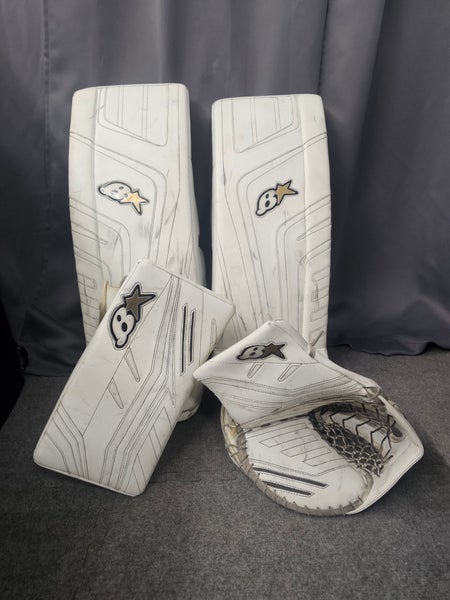 Brian's GNetik X5 Goalie Glove and Blocker 30" Optick 9.0 Leg pads