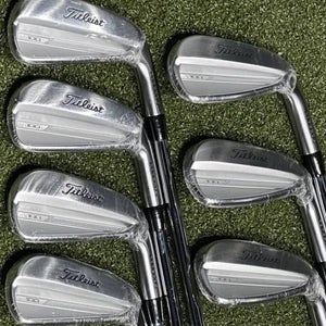 Titleist T100 3G 2023 Forged Iron Set 4-PW Steel AMT Tour White Stiff Flex MINT!