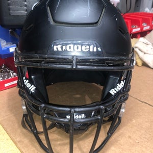 USED RIDDELL FLEX ADULT HELMET - XL - FLAT BLACK