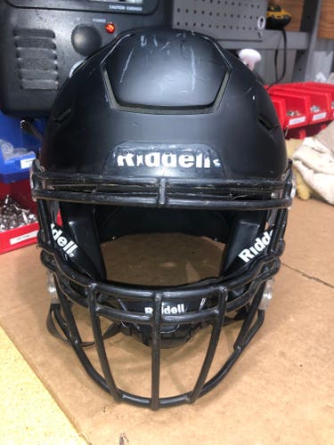 USED RIDDELL FLEX ADULT HELMET - XL - FLAT BLACK