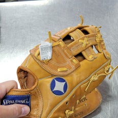 Used Spalding PRO MODEL BB/SB Glove RH Throw Brown 13" 11497-C000153988