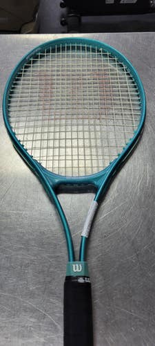 Used Wilson HIGH BEAM Adult Tennis Racquet Green 4 3/8" 11497-C000153983