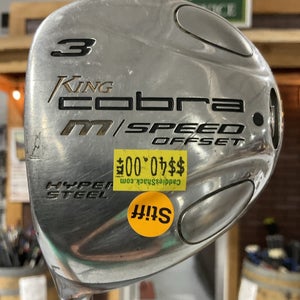 Cobra King M SPEED OFFSET #3 Fairway Wood 42.5" ALDILA Stiff Flex Graphite LH
