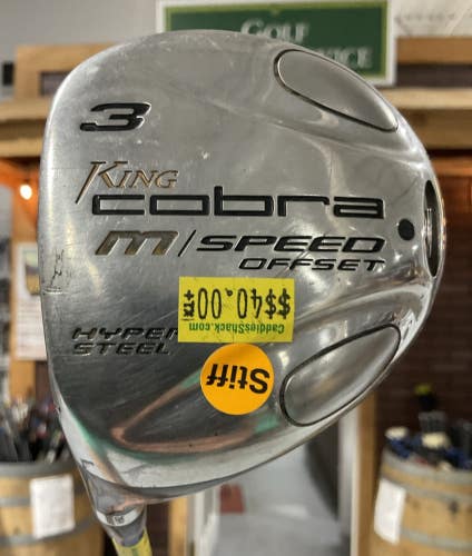 Cobra King M SPEED OFFSET #3 Fairway Wood 42.5" ALDILA Stiff Flex Graphite LH