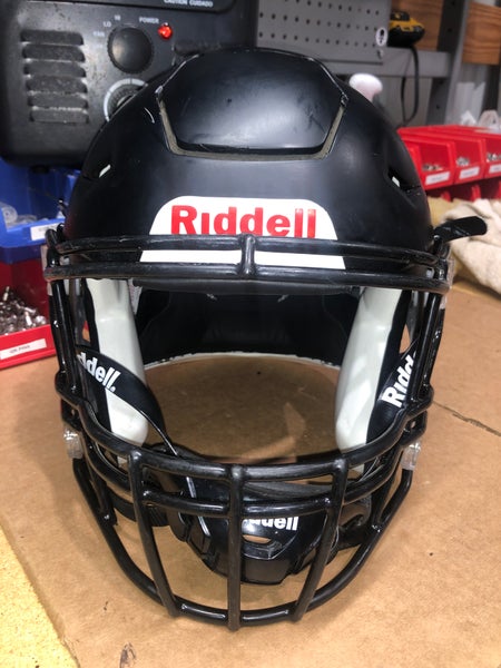 USED RIDDELL FLEX ADULT HELMET - MEDIUM - FLAT BLACK