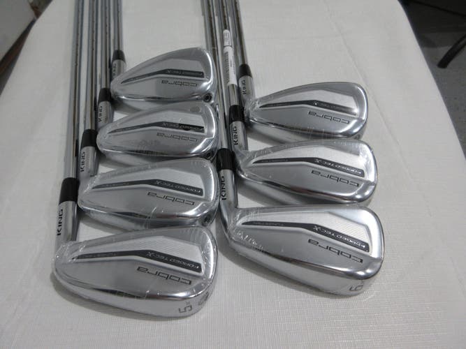 Cobra King Forged TEC X Iron Set - 5-PW, GW - KBS Tour Lite Stiff Steel - NEW