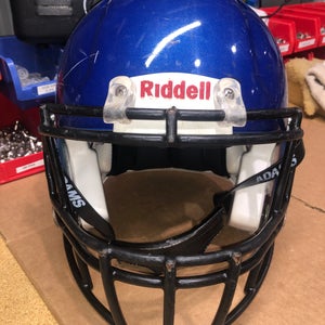 USED RIDDELL SPEED ADULT HELMET - MEDIUM - ROYAL BLUE METALLIC - REJECT