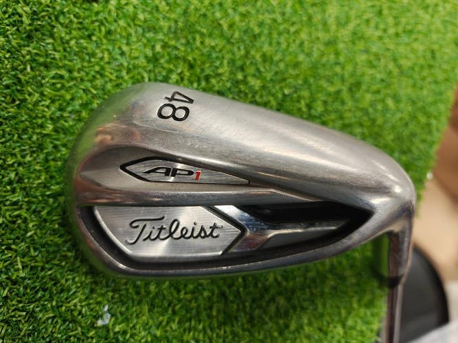 Titleist 718 AP1 Pitching Wedge PW 48 Degree Steel Shaft AMT Red S300 Stiff Flex