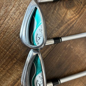 Women's 2020 Callaway Solaire Right Handed Iron Set Ladies Flex (5 Clubs) #7 - #9, PW, SW Graphite S