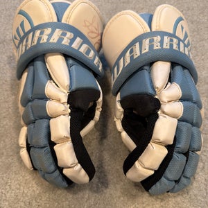 Warrior Mac-D Lite 2 Lacrosse Gloves Medium (Used) (signed by Paul Rabil)