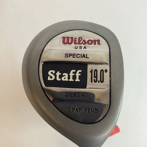 Wilson Staff Special Cleek Fairway 5 Wood 19* With Firestick 2.8 Stiff Graphite