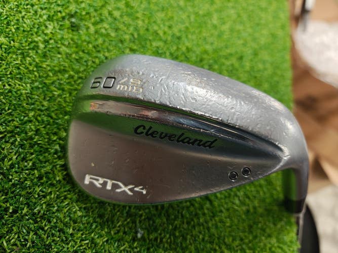 Cleveland RTX-4 60 Degree Lob Wedge LW Steel Shaft 60.09 Mid