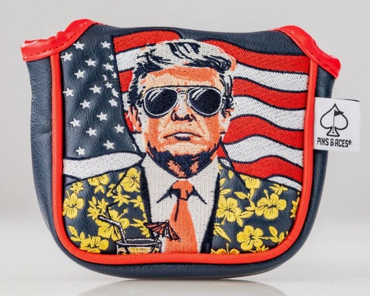 Pins & Aces Trump Gulf of America Mallet Putter Headcover (Multi) Golf 2025 NEW
