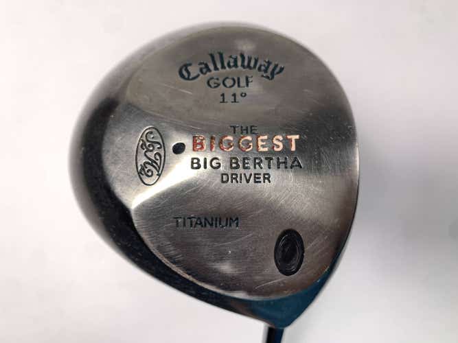 Callaway Biggest Big Bertha Driver 11* Mercury Performance Regular Mens RH