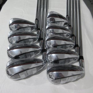 Left-Handed 2023 Cobra T-Rail Iron Set - 4-PW, GW, SW - Regular Flex Steel - NEW