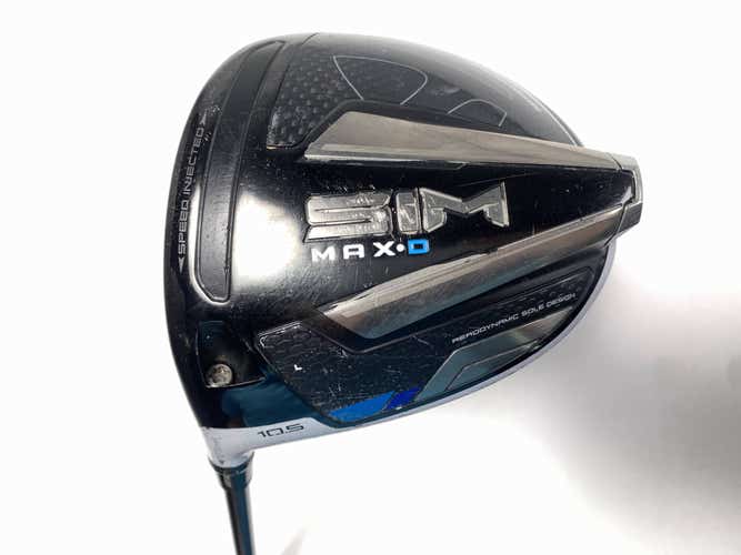 TaylorMade SIM MAX-D Driver 10.5* Diamana T+ Extra Stiff Graphite Mens LH