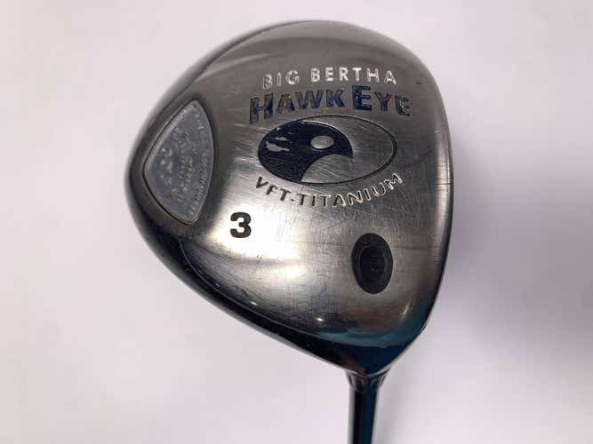 Callaway Hawkeye VFT 3 Fairway Wood 15* System 60 Firm Graphite Mens RH