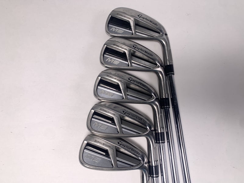 TaylorMade M5 Iron Set 4-9 True Temper XP 100 S300 Stiff Steel Mens RH- No 7i