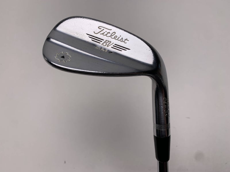 Titleist Vokey SM7 Tour Chrome Gap Wedge GW 50* 8 Bounce F-Grind Wedge Mens RH