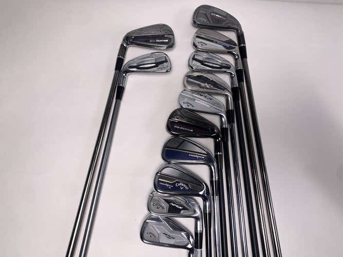 Callaway Fitting Iron Lot Golf Club Wholesale Lot of 12 irons