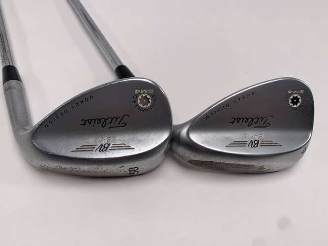 Titleist Vokey Spin Milled SM4 Chrome Wedge Set 54* 11 | 58* 9 Wedge Mens RH