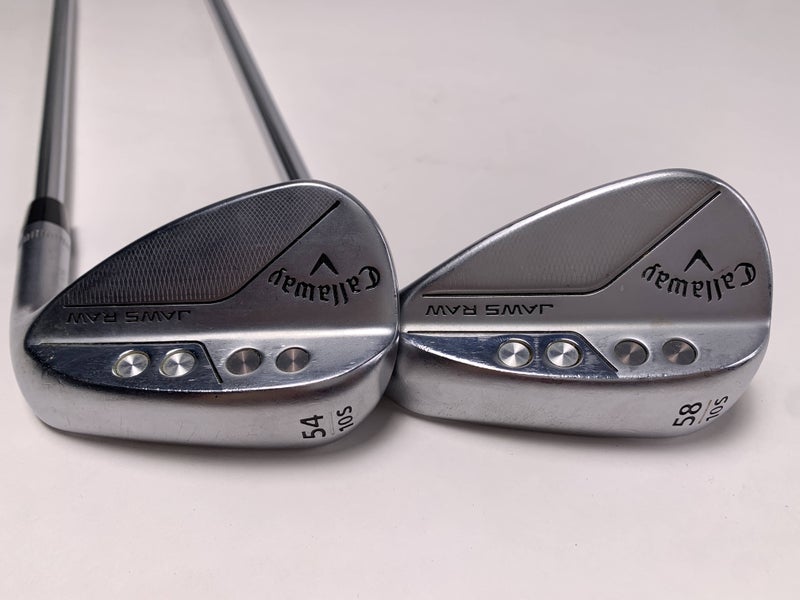 Callaway Jaws Raw Chrome Wedge Set 54* 10 | 58* 10 Project X LZ 6.0 Stiff 120 RH